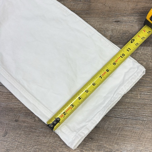 Zara Women’s White High Rise Wide Leg Jeans Size 2 - Picture 8 of 10